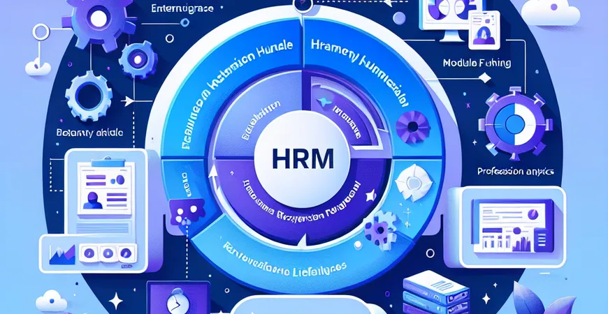 什么是 HRM 的「选育用留」闭环？模块功能全景图拆解